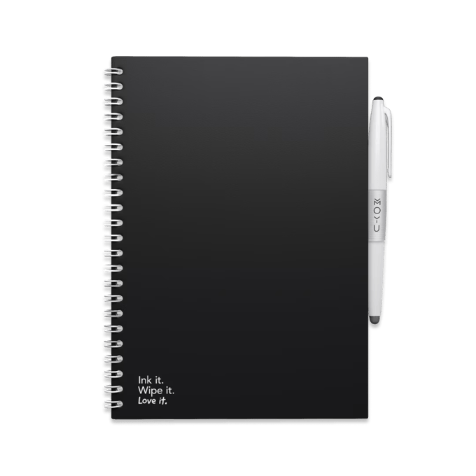 Erasable Notebook A5 - Pitch Black - Softcover / A5