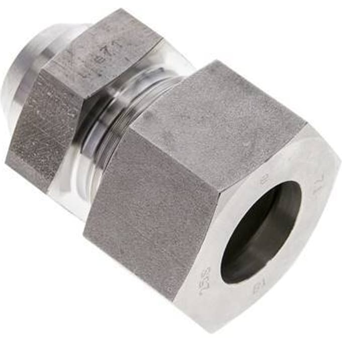 25S & 31mm RVS Rechte Snijringkoppeling Lasverbinding 400bar ISO 8434-1