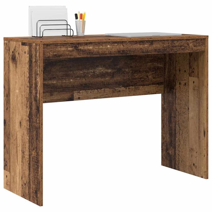 vidaXL - Bureau - Oudhout - 100 - x - 40 - x - 76 - cm