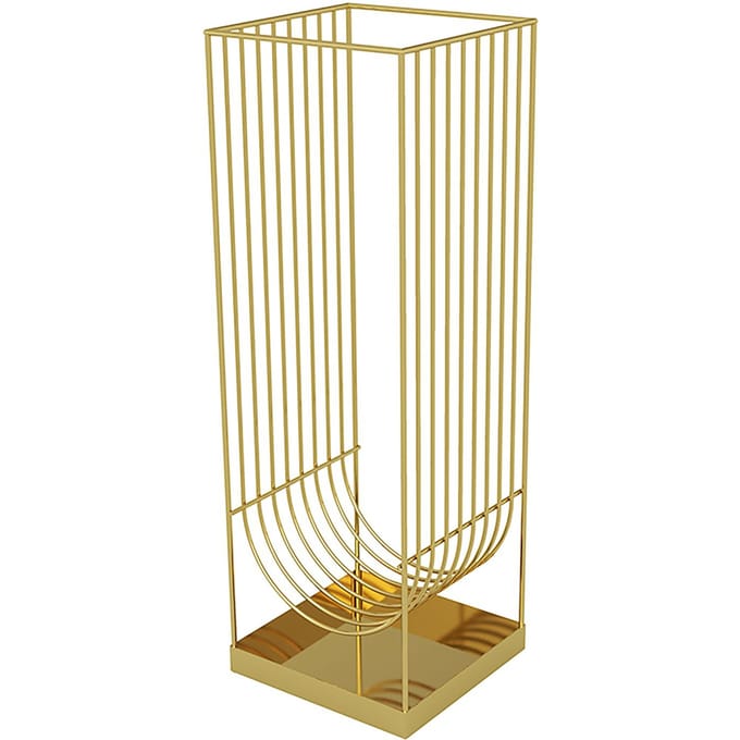 AYTM paraplubak Curva, goudkleurig, hoogte 56 cm, staal