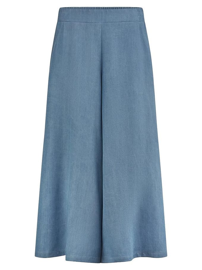 Wide Fit-broek Van Peter Hahn denim
