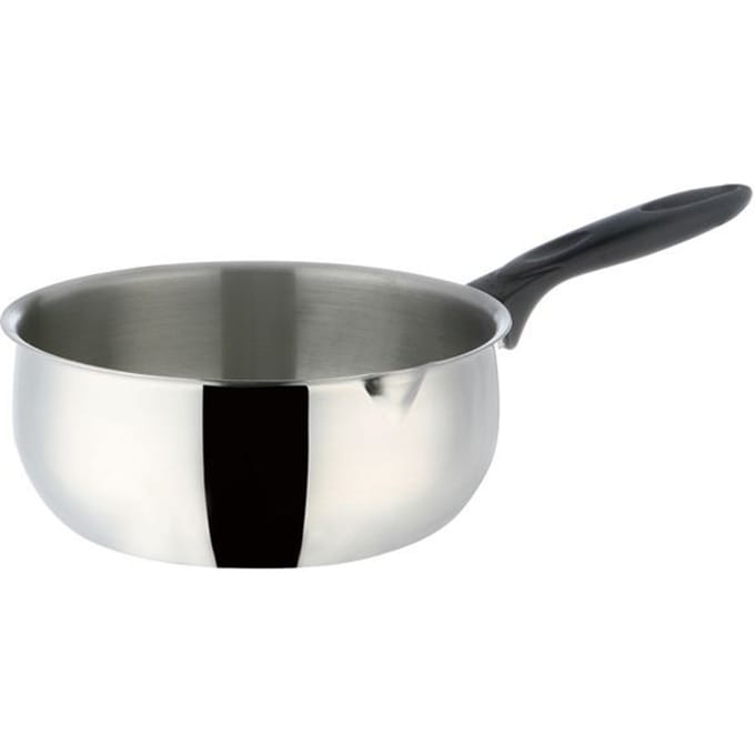 Ibili Satinless With Spout 20 Cm Steelpan Zilver