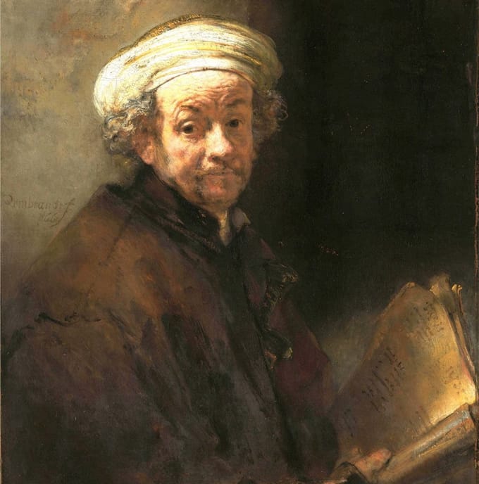 Museum Life Wenskaart - ML02 - Rembrandt - Blanco