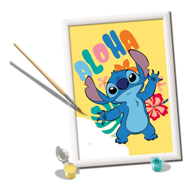 Ravensburger CreArt Disney Aloha Stitch - Schilderen op nummer voor kinderen