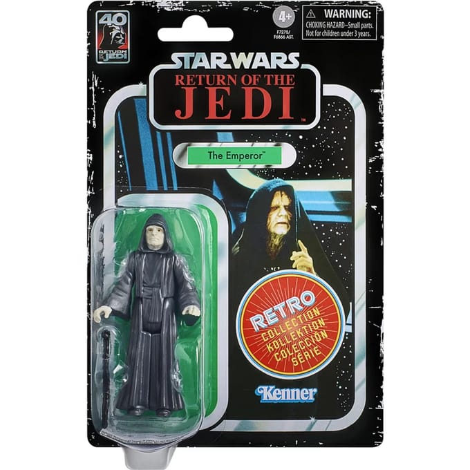 Hasbro Star Wars Actiefiguur The Emperor 10 cm Episode VI Retro Collection Multicolours