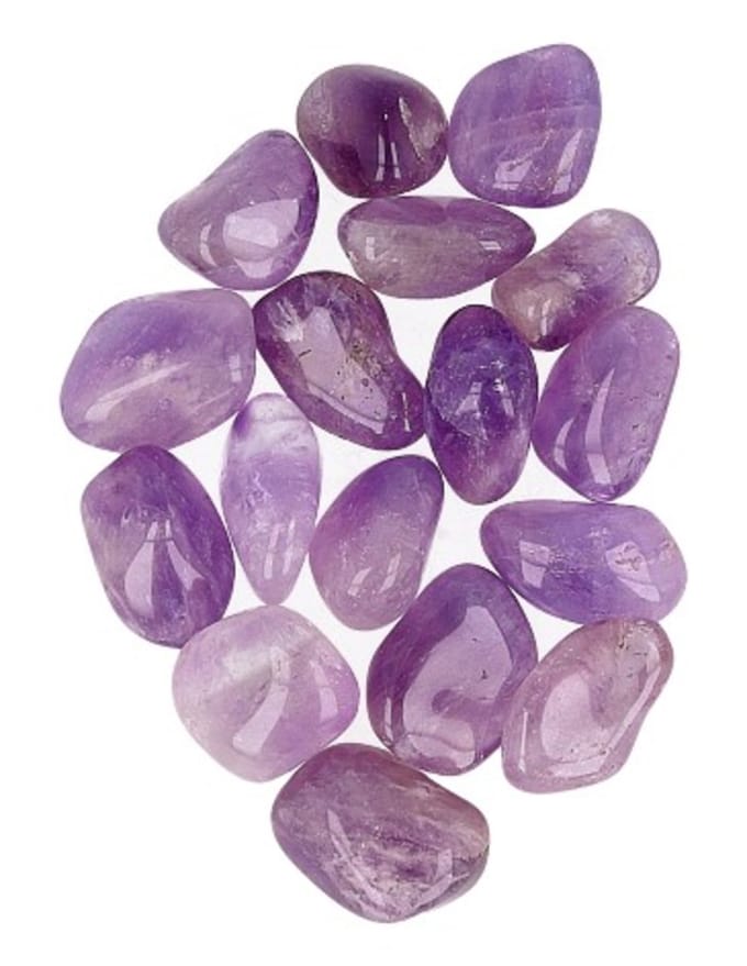 Amethist AB 100 gr. trommelstenen (mt3)