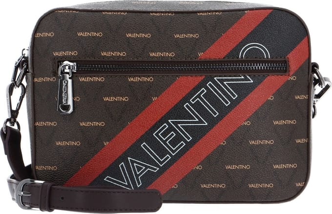VALENTINO Toilettas Schoudertas Aron Soft Cosmetic Case Moro / Arancio Donkerbruin