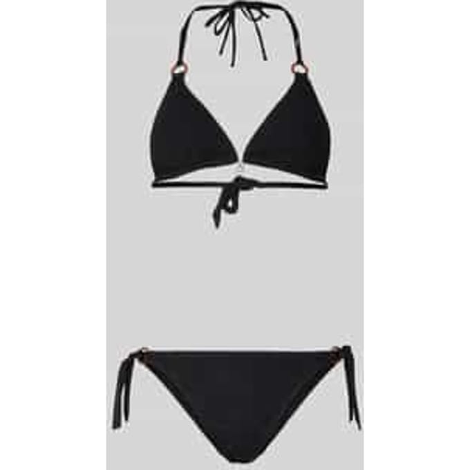 Bikini met allover gehaakte look model 'Sunmesh'