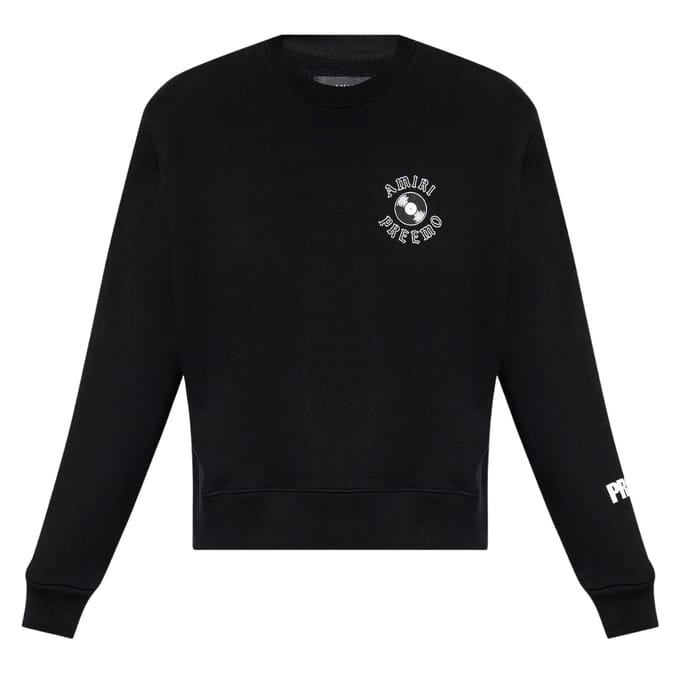 Amiri Premier Record Crew Zwart