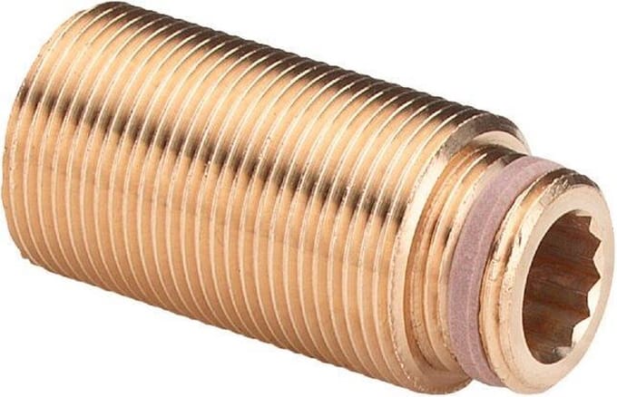 Viega Pexfit verlengstuk 1/2x3/4x50 mm, brons