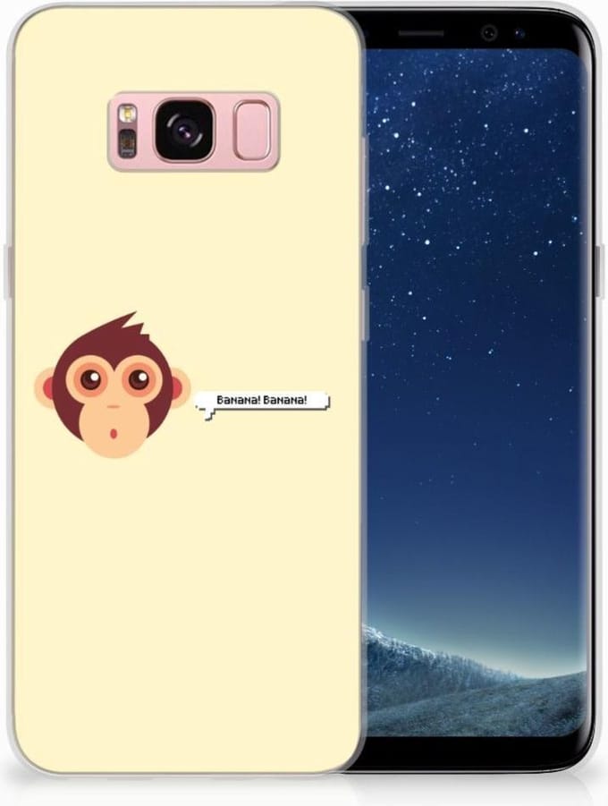 Samsung Galaxy S8 Telefoonhoesje met Naam Monkey