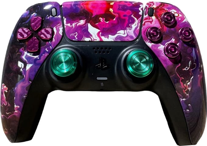 Clever Purple Storm Custom Controller (PS5 compatibel)