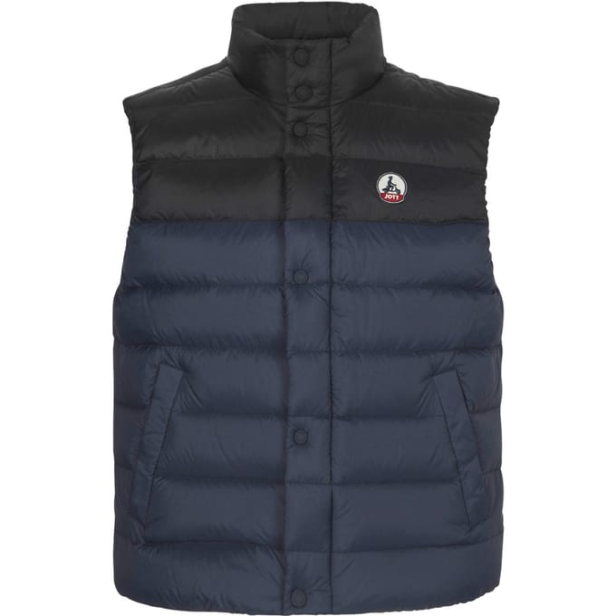 JOTT Thomas Bicolore Down Jacket Navy / Black Taglia: S | Giacche senza maniche Outlet | Uomo | Blu
