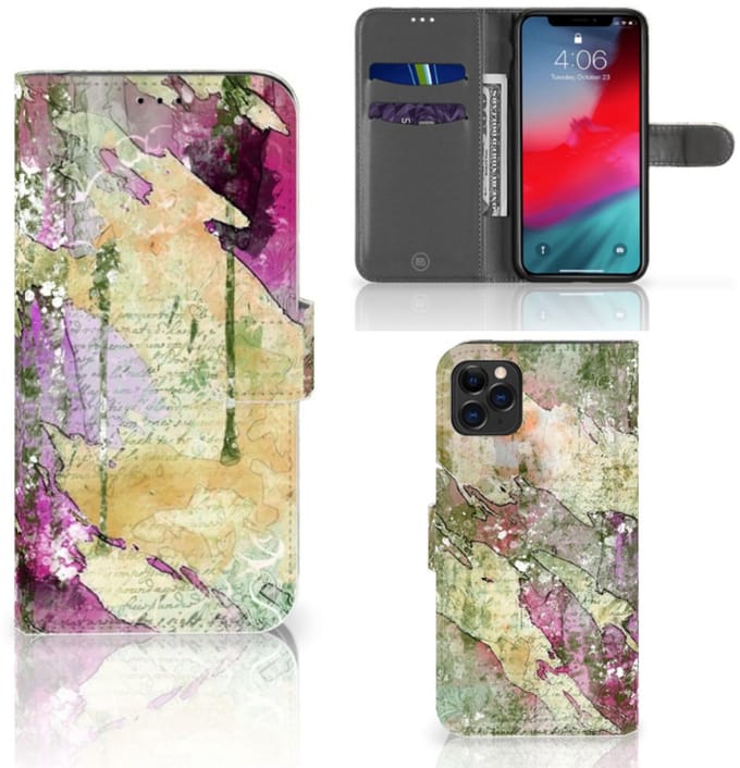 Hoesje Apple iPhone 11 Pro Max Letter Painting
