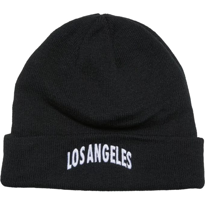 Mister Tee - Los Angeles Beanie Muts - Zwart