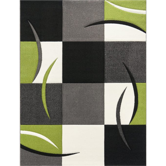 Modern tapijt Diamora groen 60x110 cm