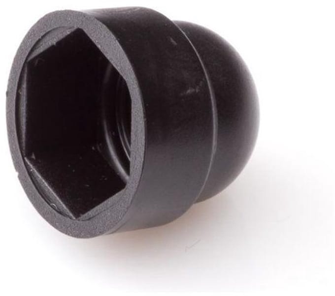 Deltafix - Moerdop m6 nylon zwart