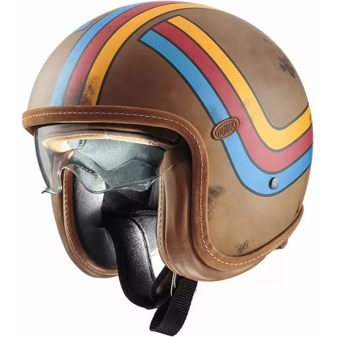 Jet motorhelm Premier Vtg Plat Boexbm