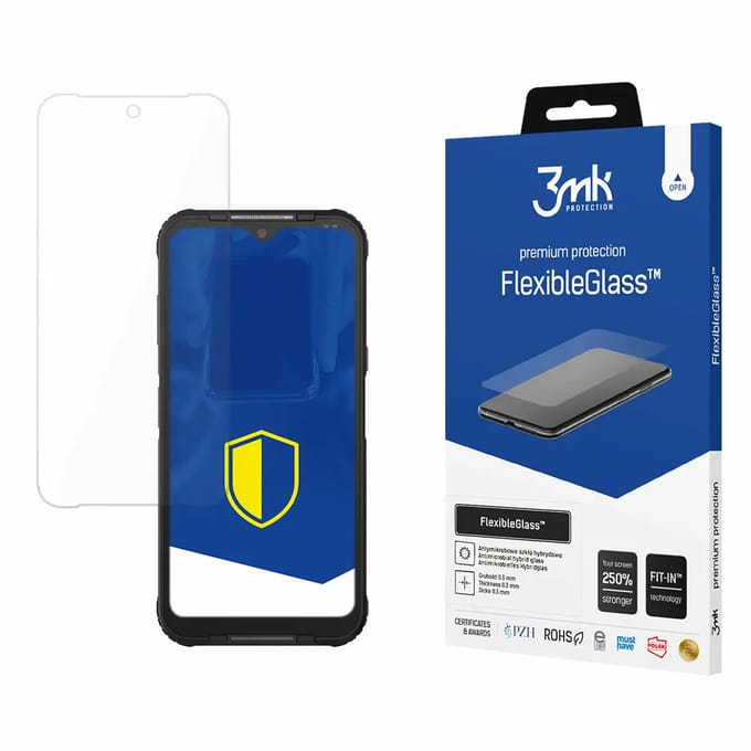 3mk FlexibleGlass hybrid glass on Hammer Blade 3