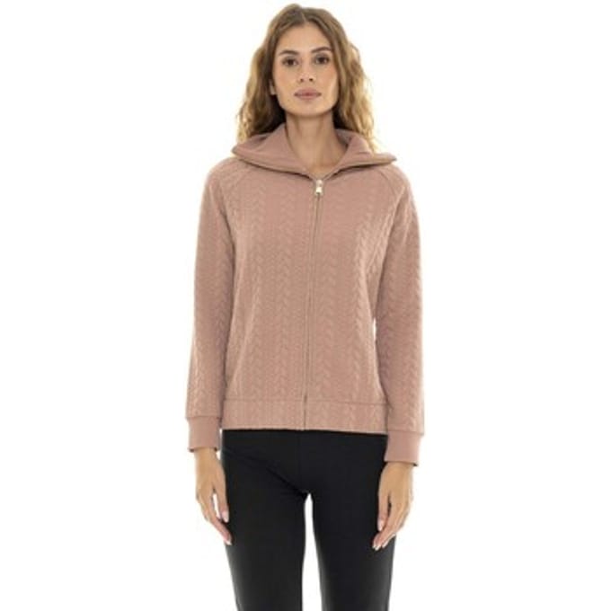 Capuchon sweaters Leone 1947 Woman Bonded High Collar Relaxed