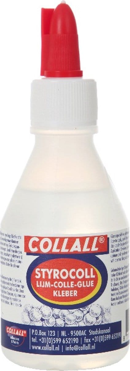 Styrocoll-Lijm Transparant 100ml in Fles (1 st.)