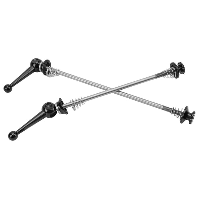 CANSUCC 2 pièces Axe de roue de vélo Alliage d'aluminium Blocage rapide Tige en alliage de titane pour Montagne gray