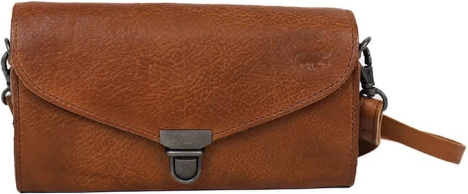 Bear Design Pascalle Leren Clutch / Enveloptas - Cognac