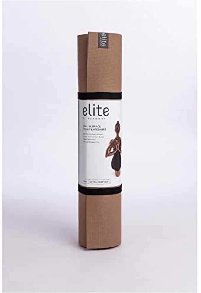 Dubbele Oppervlakte Yoga/Pilates Mat - Comfortabel en Ondersteunend