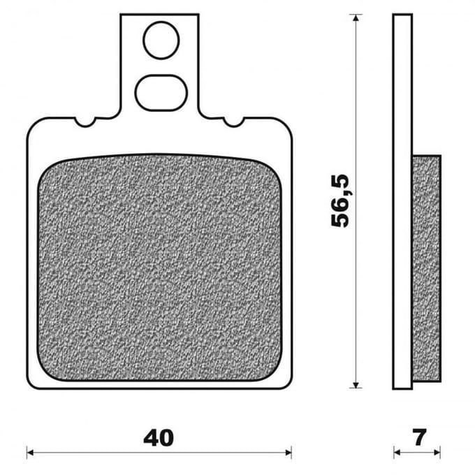 Plaquette de frein Brembo pour Scooter Gilera 50 Stalker Base 1997 à 2012 AV Neuf
