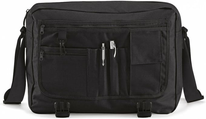 Messenger aktetas met schouderband  Navy