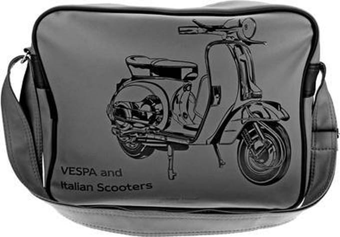 Italian Scooters Vespa schoudertas grijs