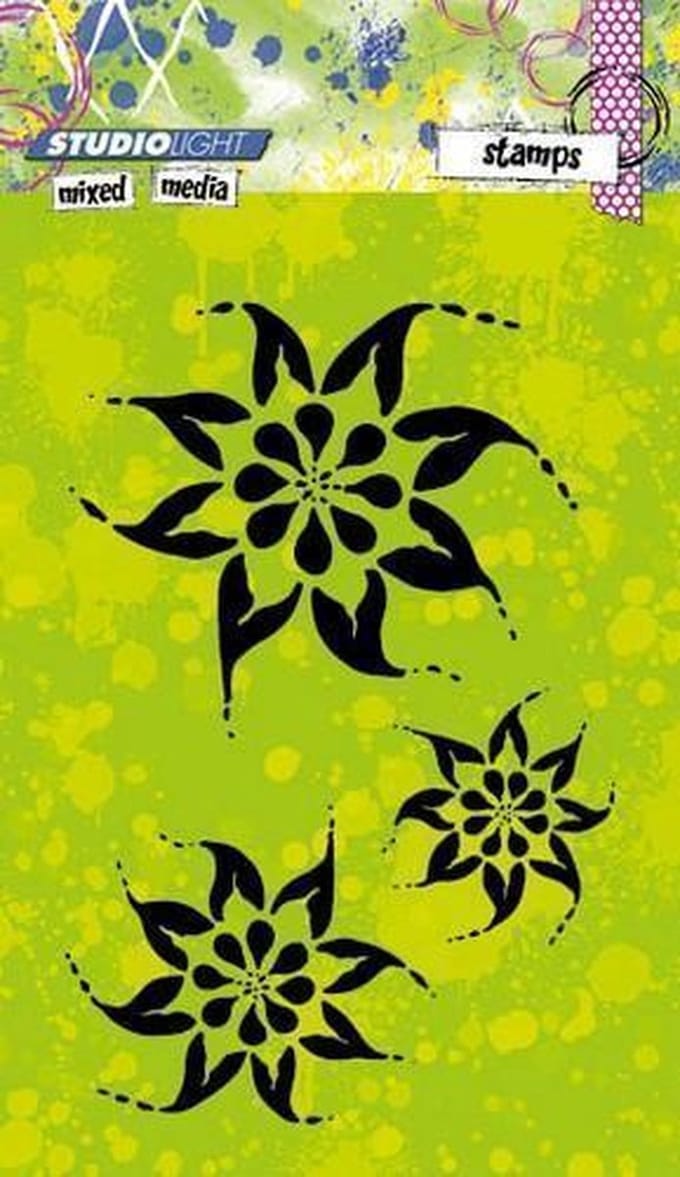Bloemen  - Transparante Stempel - 10,5 x 15cm ( Stampmm215)