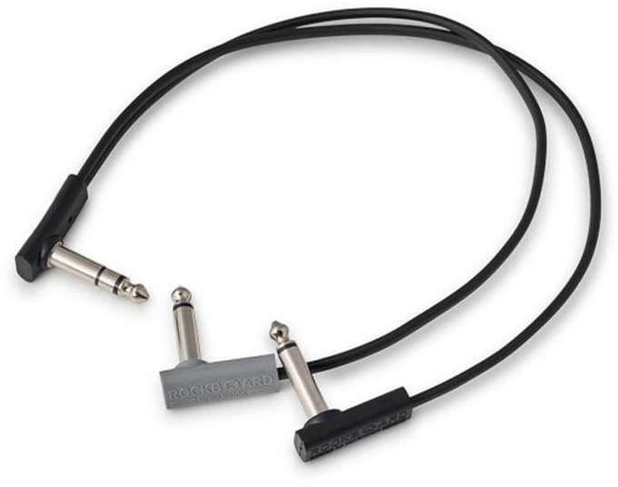 RockBoard Flat patch Y-splitter cable, 30 cm - Splitter kabel