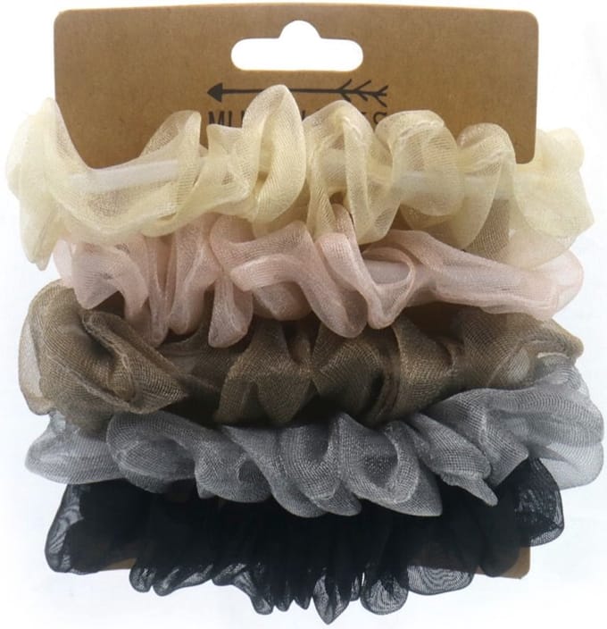 Haarelastiekjes - Set 5 Stuks - Multicolor - Scrunchies - Musthaves