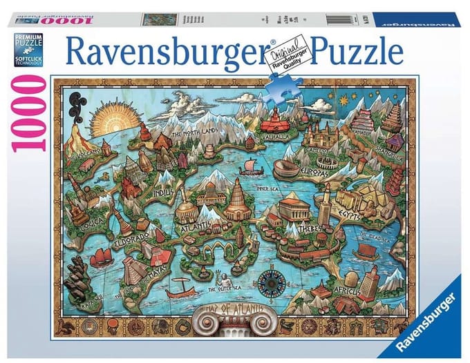 Ravensburger puzzel Geheimzinnig Atlantis - Legpuzzel - 1000 stukjes