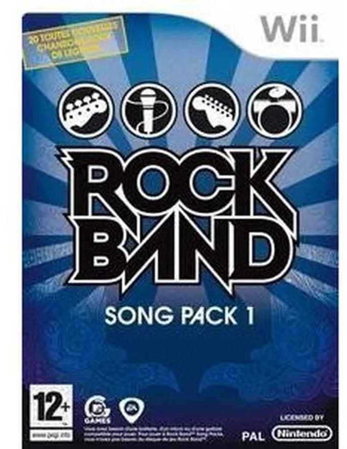 [Wii] Rock Band Song Pack 1 Frans Goed