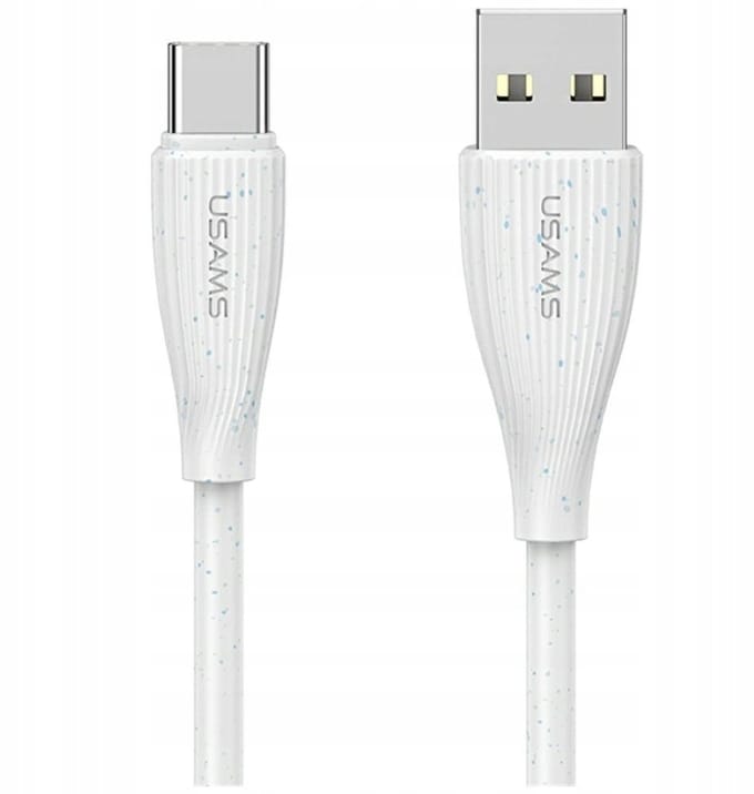 USAMS Green Serie - USB-A naar USB-C Kabel - 1m - 18W - 3A