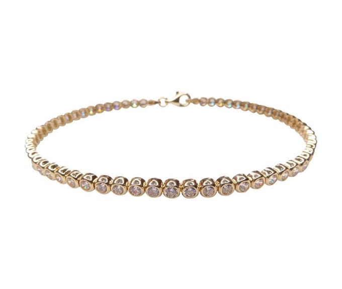 Christian Dames tennisarmband - Goud