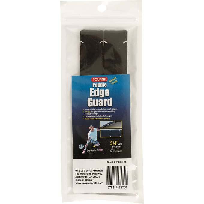 Tourna Padel Edge Guard 16mm Pickleball Frame Beschermingstape-Zwart