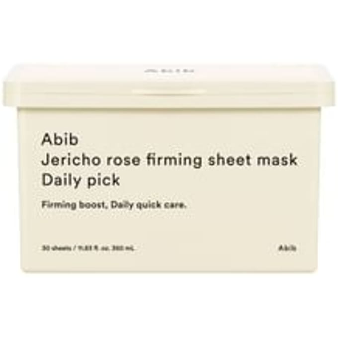 [Abib] Masque en tissu raffermissant Rose de Jéricho Daily Pick 350 ml 30 pièces white