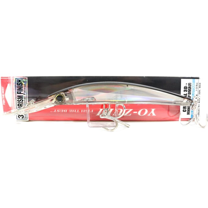 Yo Zuri 3D Crystal Minnow DD 150 mm drijvend kunstaas F1154-C4 (6607) black