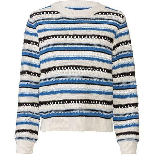 ESMARA Dames pullover (Blauw/print, M (40/42))
