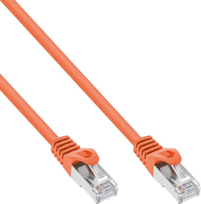InLine® Patchkabel, SF/UTP, Cat.5e, oranje, 3m