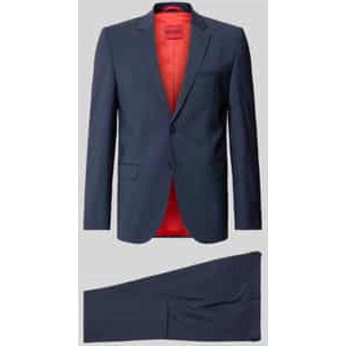Super slim fit pak van wolmix model 'ARTI/HESTEN'