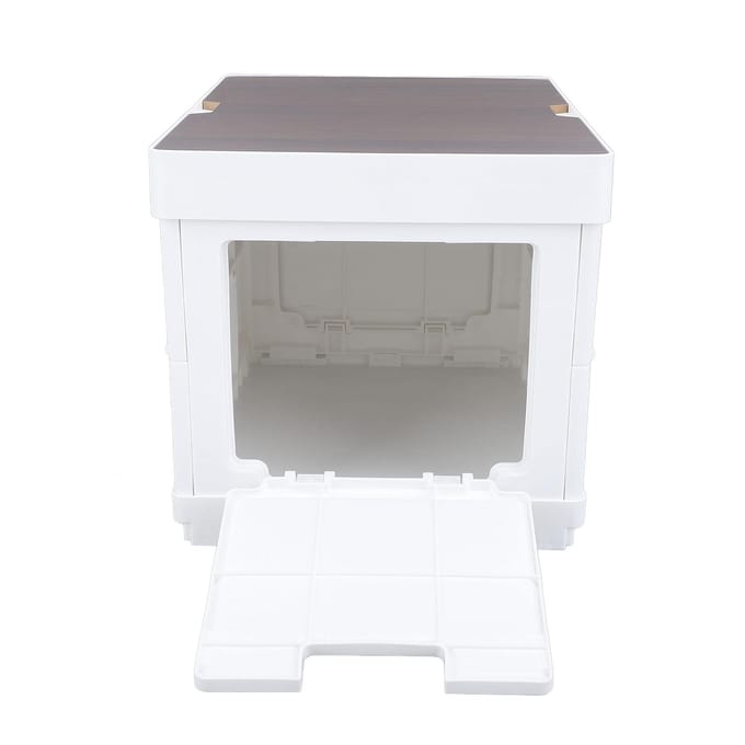 16.7L Grote Capaciteit Opvouwbare Opbergbak Multifunctionele Opbergdoos Kledingkast Organizer gray