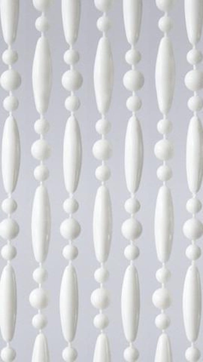 Vliegengordijnenexpert - Vliegengordijn - 100x240 cm - Wit