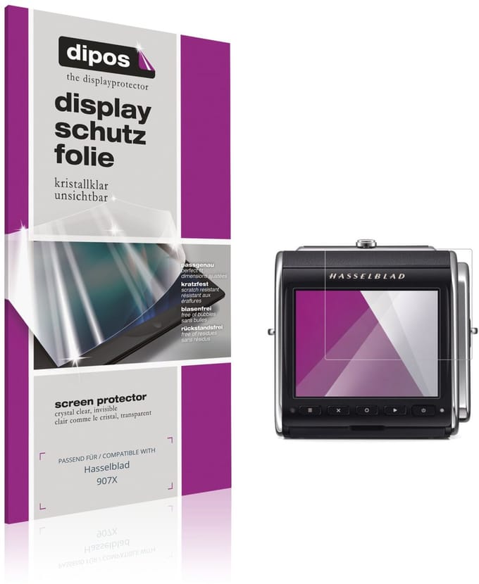 dipos – 4x Beschermfolie geschikt voor Hasselblad 907X | Krasbestendige & heldere Screenprotector Ultra-Thin