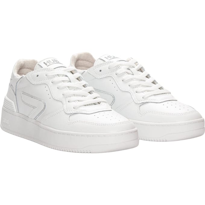 HUB Smash Lage sneakers - Leren Sneaker - Dames - Wit - Maat 38