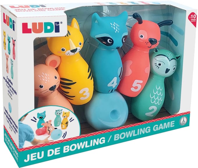 Ludi Kegelspel bowling dieren Interactief speelgoed Spellen voor buiten