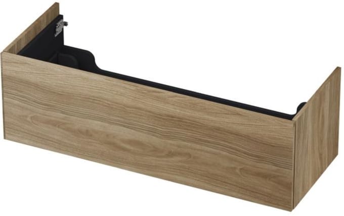 INK - Onderkast 1 Lade Push 2 Open Bestaande Uit - 1200x450x376 Mm - Zuiver Eiken